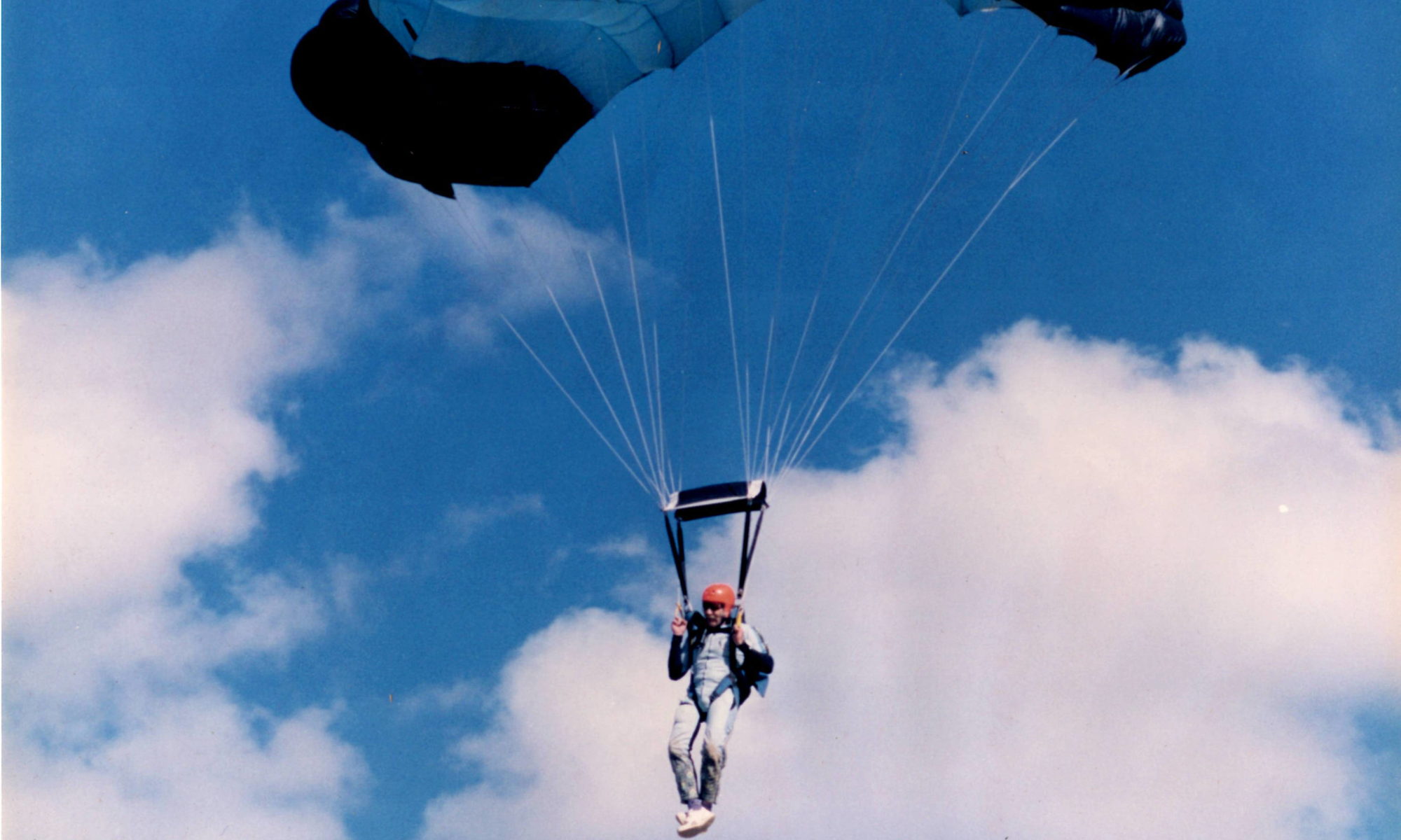 John skydiving